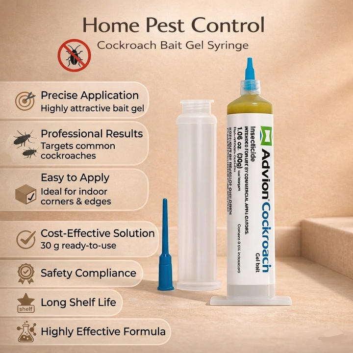 Indoor Pest Control Gel Syringe Cockroach Elimination