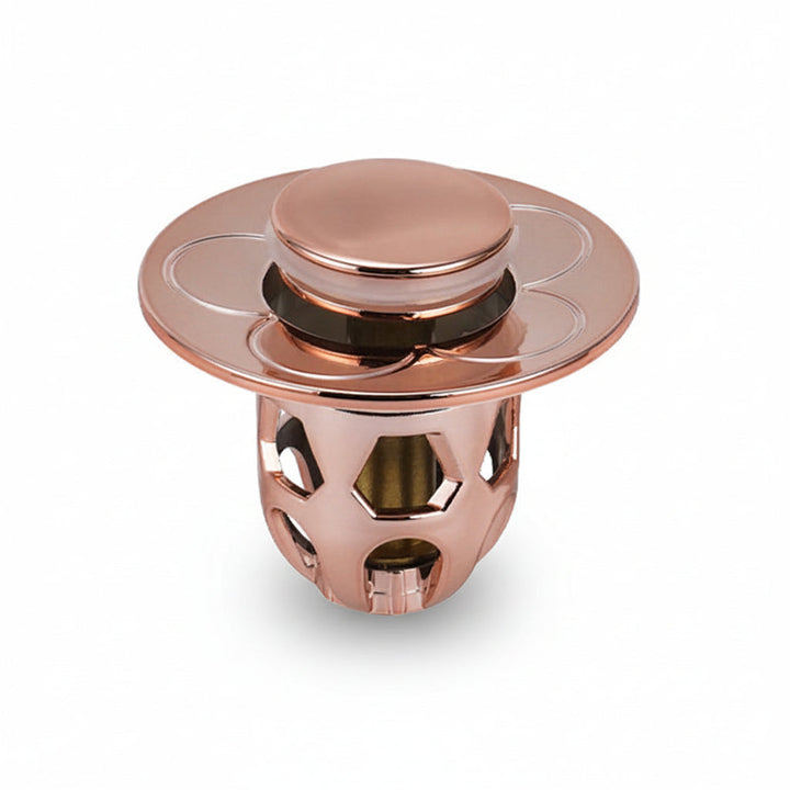 Sink Drain Stopper Pop Up Stainless Steel Anti Clog Bathroom Plug