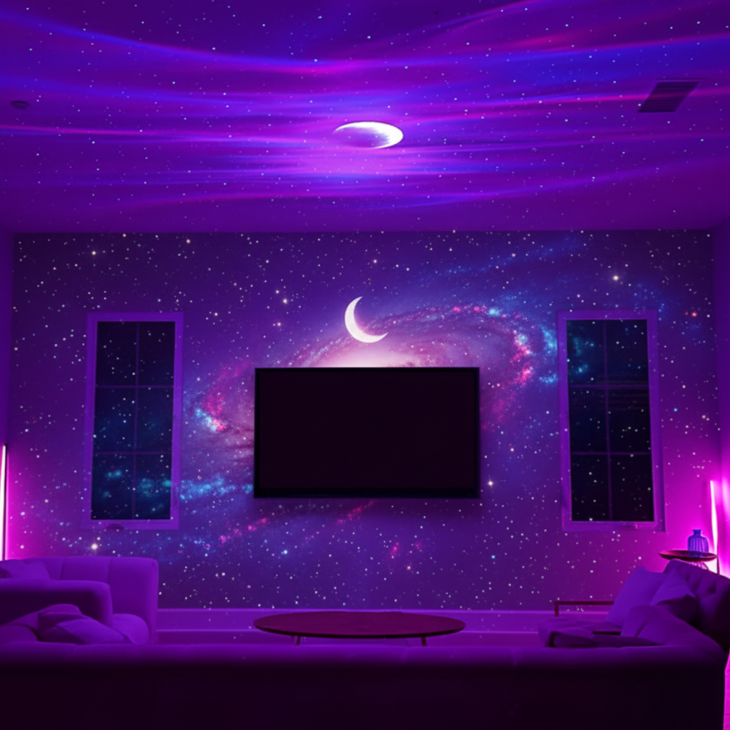 Night Light Aurora Projector LED Galaxy Lamp Remote Control