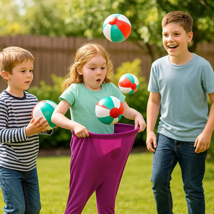 Kids Outdoor Game Ball Catching Pants Fun Family Activity Set