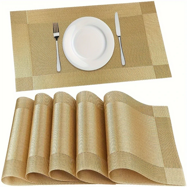 PlaciMat | Heat-Resistant PVC Placemats | Washable &amp; Non-Slip Table Mats