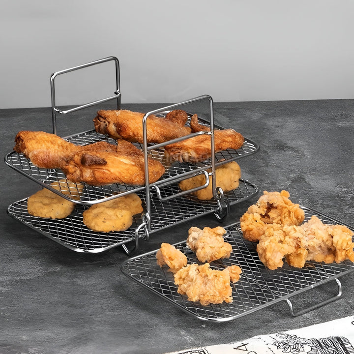 Air Fryer Rack Stackable Kitchen Cooking Tray