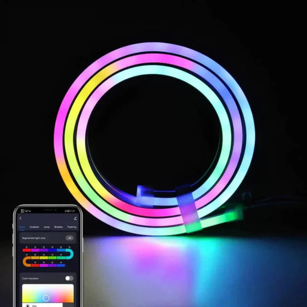LED Strip Lights Neon RGB Rope Accent Lighting App Remote Control