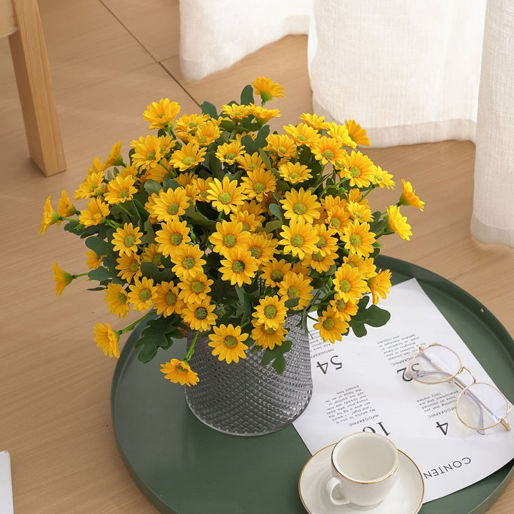 Artificial Daisy Flowers Mothers Day Gift Tabletop Home Decor