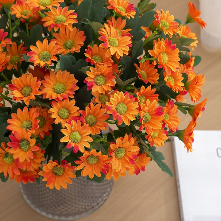 Artificial Daisy Flowers Mothers Day Gift Tabletop Home Decor