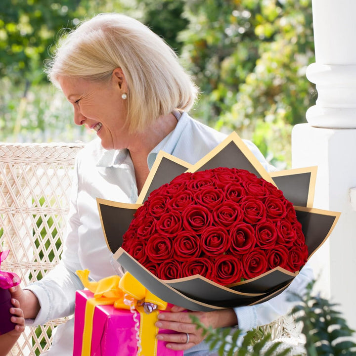 Artificial Flowers Bouquet Mothers Day Gift Wedding Decor Set