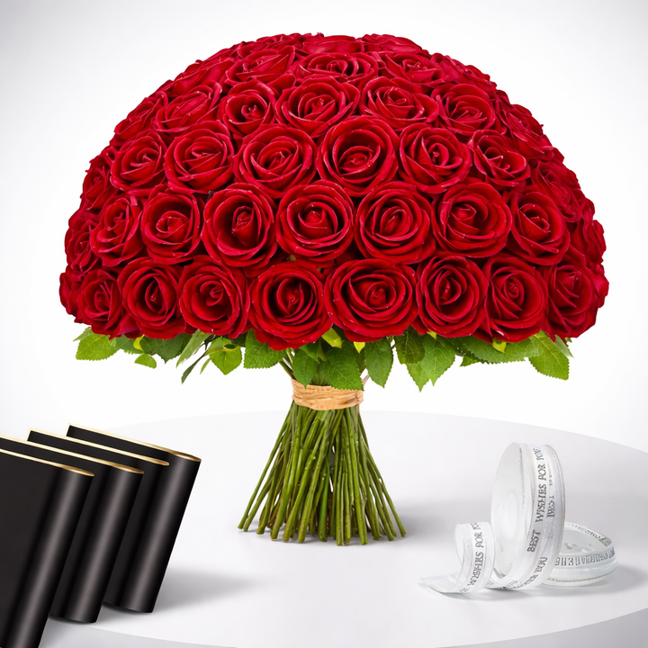 Artificial Flowers Bouquet Mothers Day Gift Wedding Decor Set