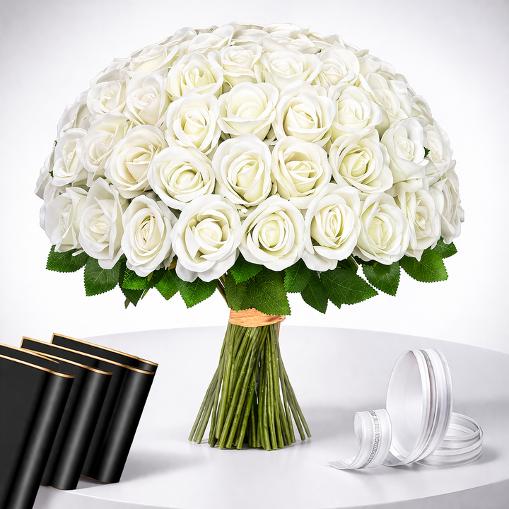Artificial Flowers Bouquet Mothers Day Gift Wedding Decor Set