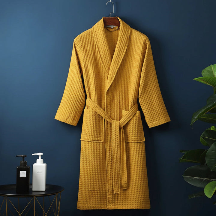 Bathrobe Soft Absorbent Unisex Dressing Gown