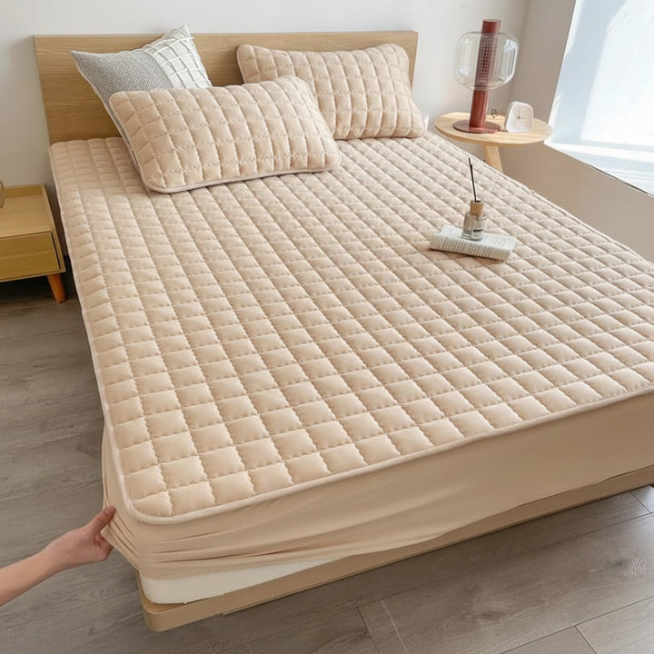 Mattress Protector Waterproof Breathable Soft Fabric Bed Cover