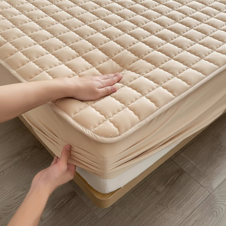Mattress Protector Waterproof Breathable Soft Fabric Bed Cover