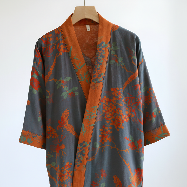 Bathrobe Waffle Lightweight Retro Style Quick Dry Robe