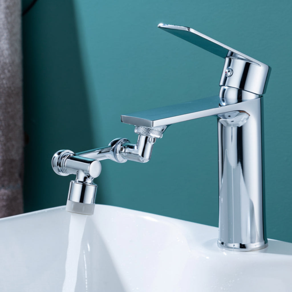 Faucet Extender Rotating Splash Filter Copper Aerator Attachment