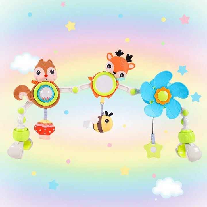 Baby Stroller Toy Arch Hanging Sensory Activity Toys
