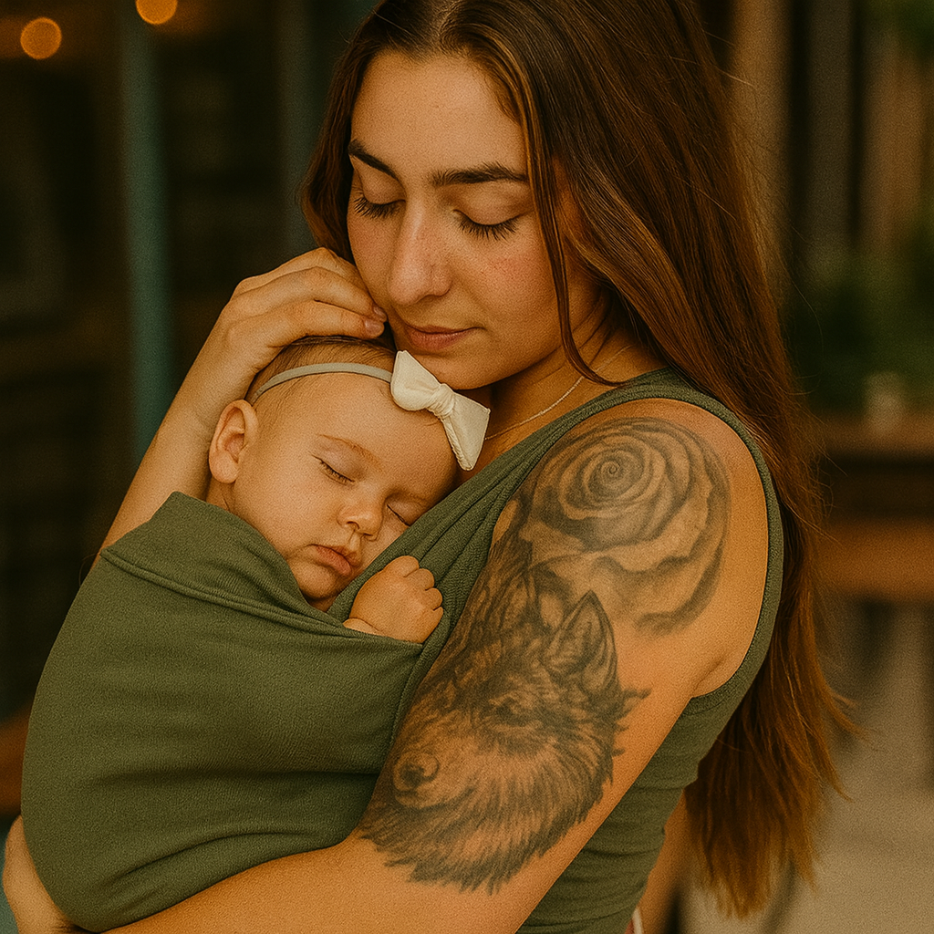 Baby Carrier Stretch Shirt Newborn Wrap Wearable Support Top