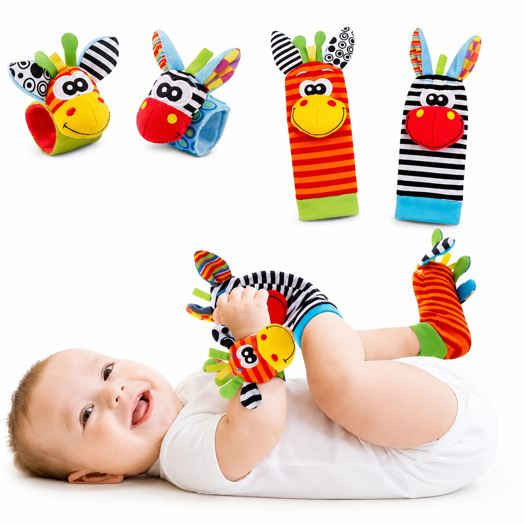Baby Sensory Socks Plush Baby Socks Wristbands