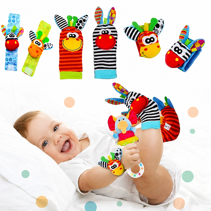 Baby Sensory Socks Plush Baby Socks Wristbands