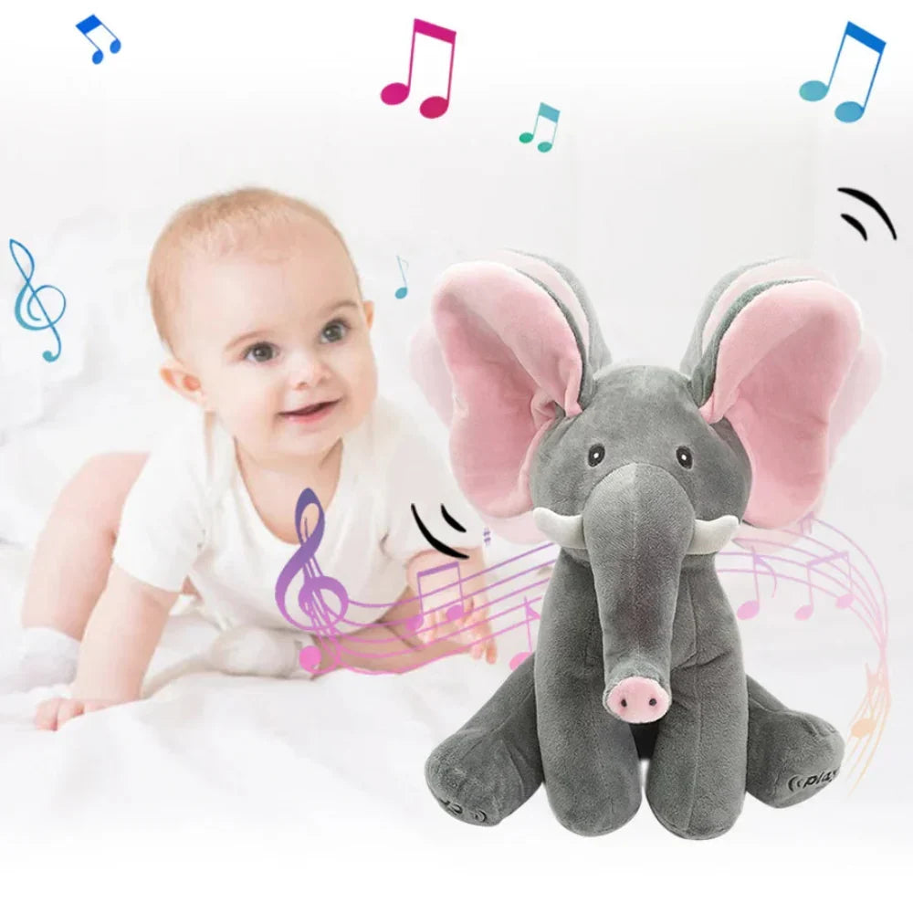 Baby Toy Interactive Elephant Musical Tummy Time Friend