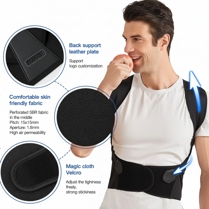 Posture Corrector Back Brace Adjustable Upper Back Support