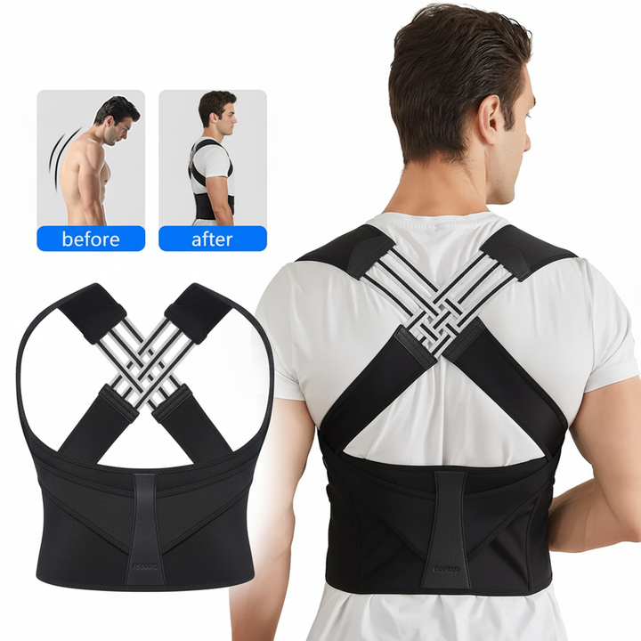 Posture Corrector Back Brace Adjustable Upper Back Support