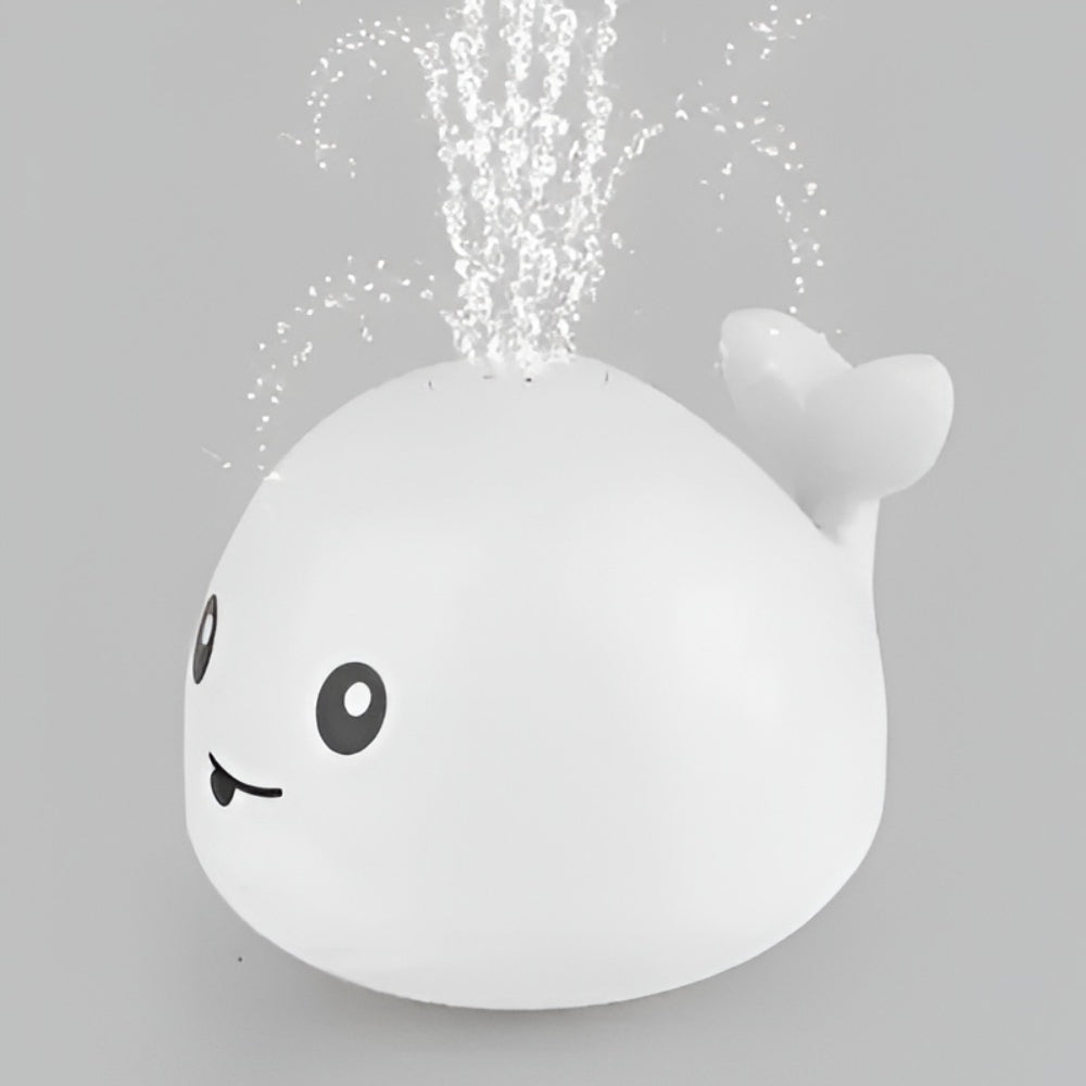 Bath Toy Automatic Water Sprinkler Whale Light Spinner