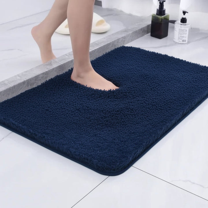 Plush Bath Rug Non Slip Backing Bathroom Comfort