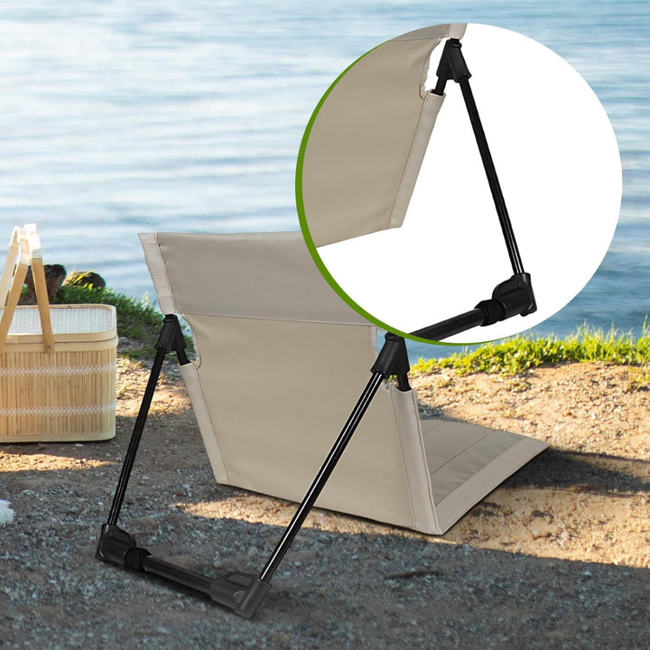 Beach Chair Camping Foldable Reclining Lounge