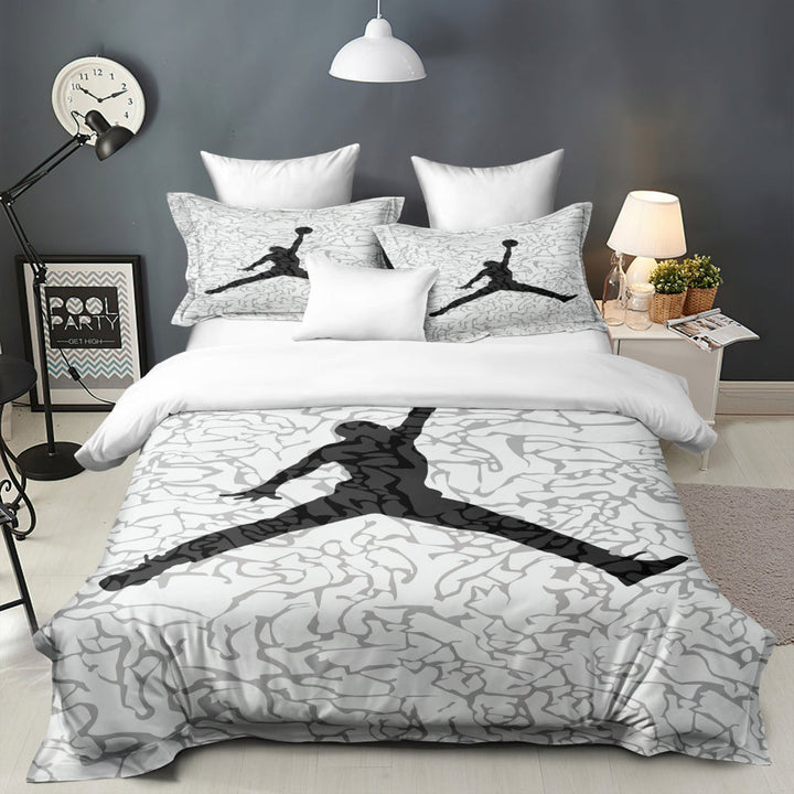 Bedding Set Basketball Print Duvet Cover Bedroom Style