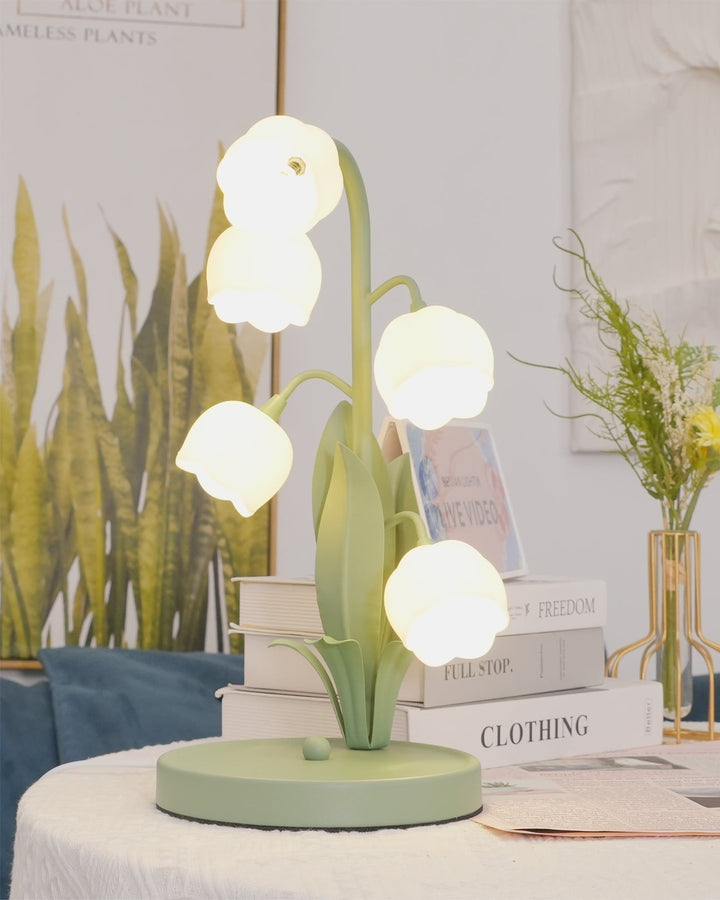 Bell Orchid Table Lamp | Elegant Floral Indoor Light