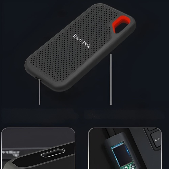 External Hard Drive Portable SSD High-Speed Data Storage