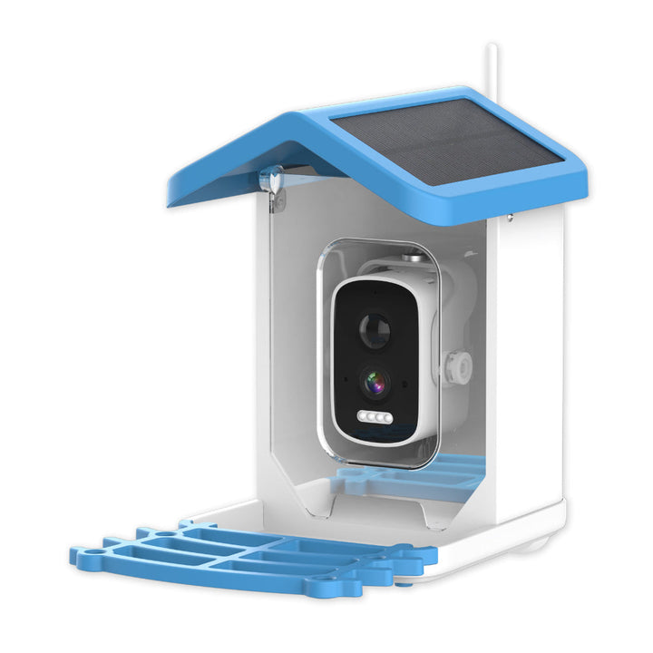 Bird Feeder Camera Outdoor Solar Roof Smart Video Device