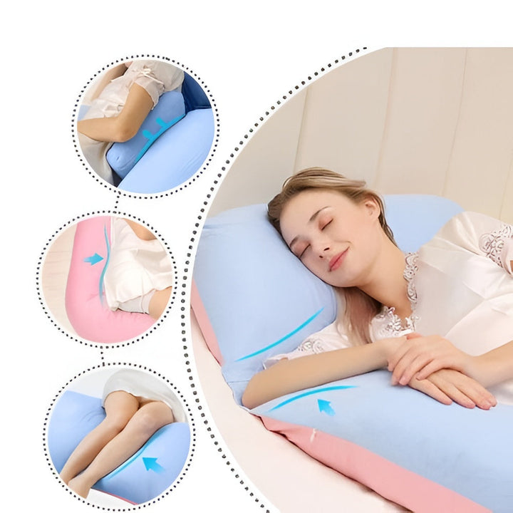 Body Pillow Pregnancy Side Sleeper Support Cushion