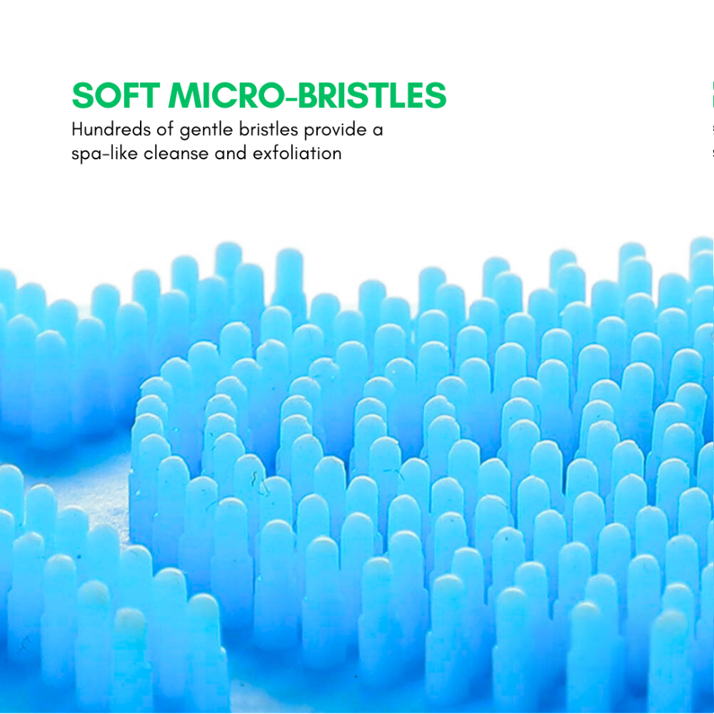 Body Scrubber Silicone Exfoliating Shower Brush Bath Massager
