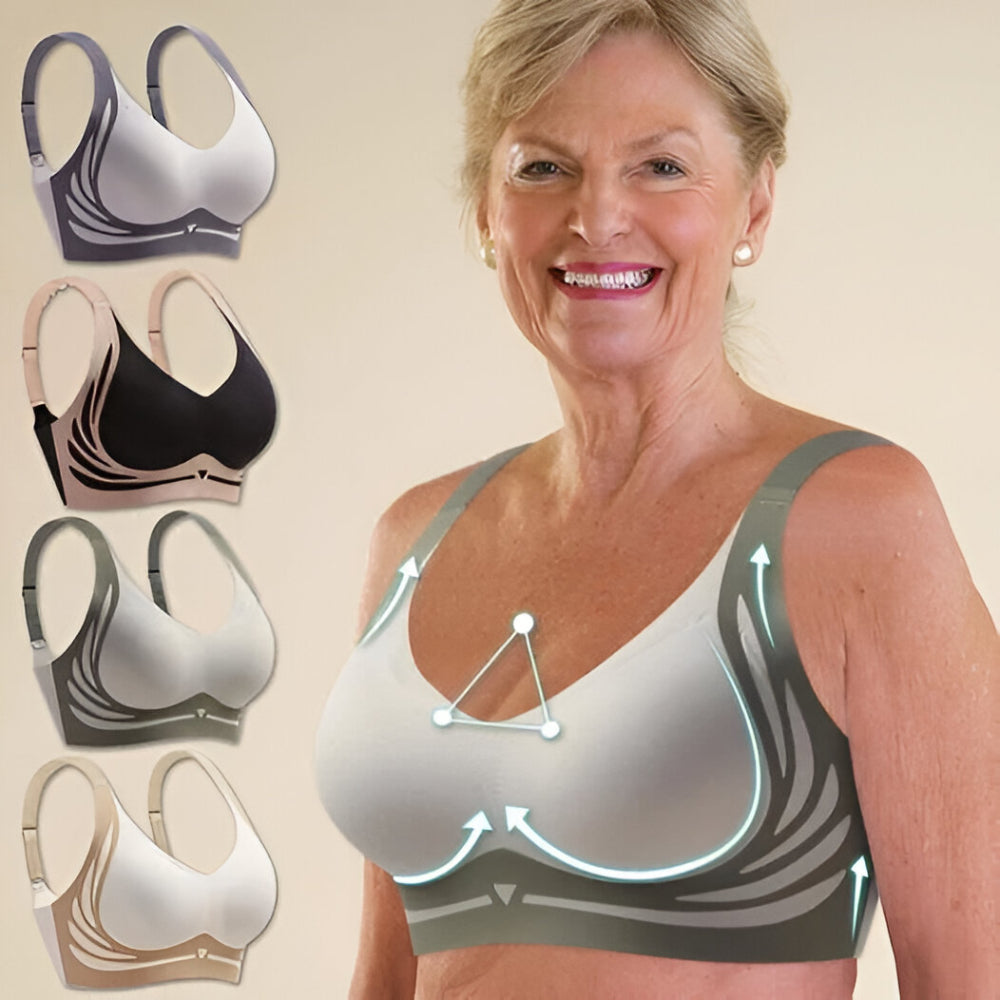 Bra Wireless Everyday Support Smooth Daily Wear Design