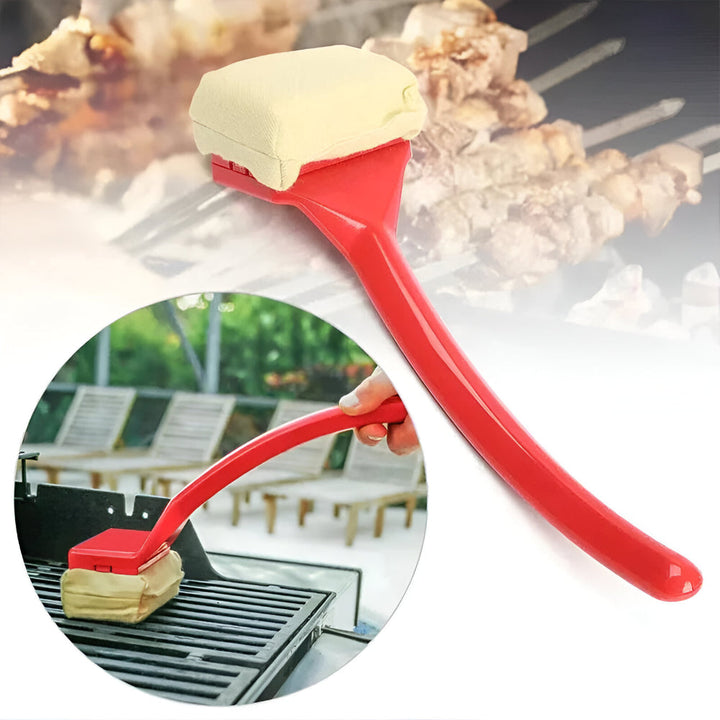 Grill Cleaning Brush Steam Scrubber Bristle Free Long Handle