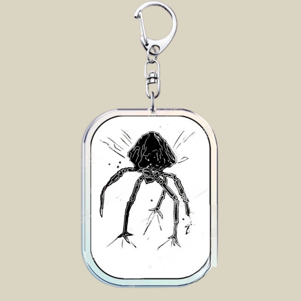 Bunnycat Keychain Funny Acrylic Charm Cute Cartoon Key Ring Gift