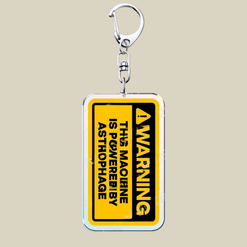 Bunnycat Keychain Funny Acrylic Charm Cute Cartoon Key Ring Gift