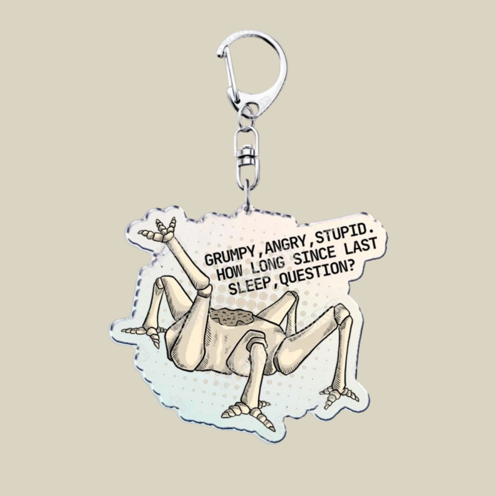 Bunnycat Keychain Funny Acrylic Charm Cute Cartoon Key Ring Gift