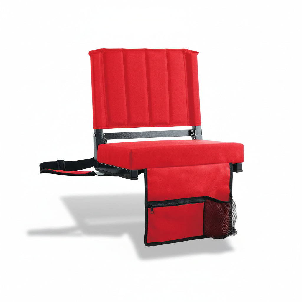 Stadium Seat Padded Folding Bleacher Chair Backrest
