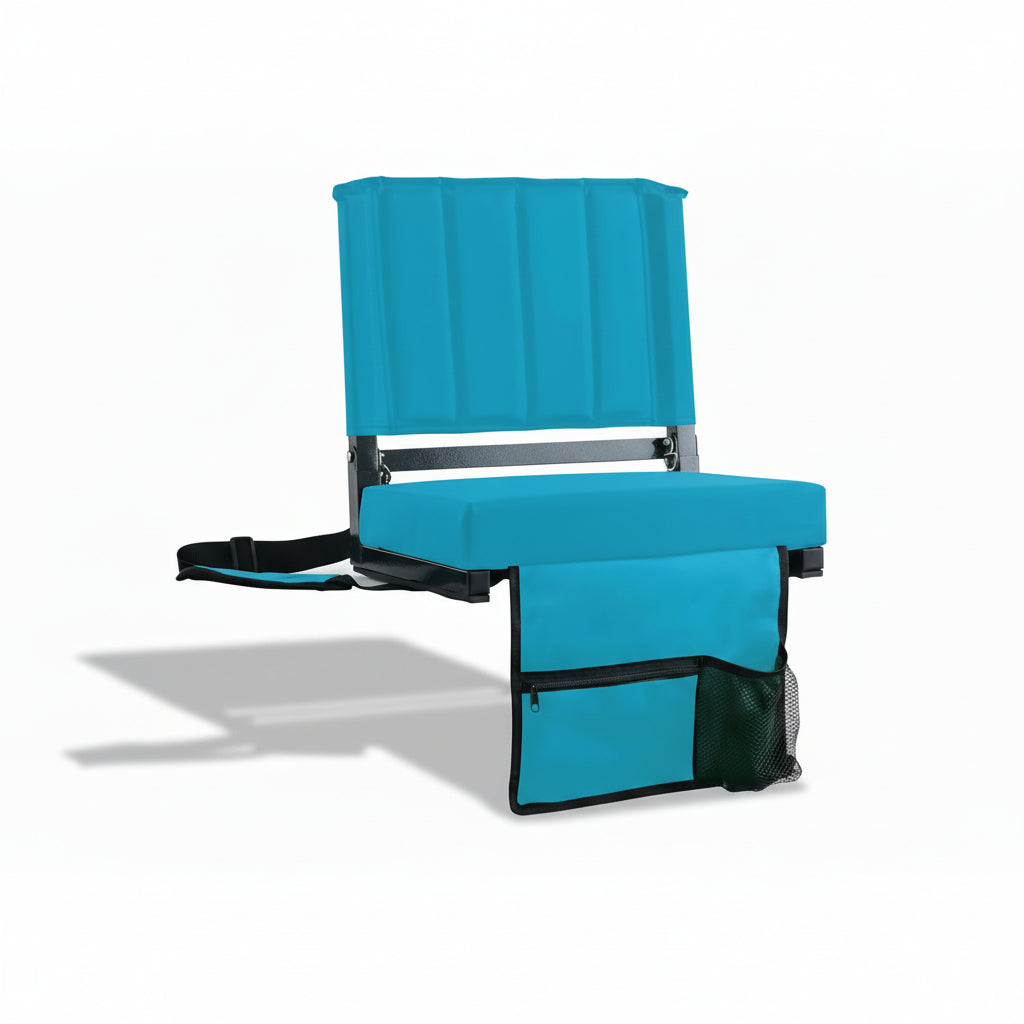 Stadium Seat Padded Folding Bleacher Chair Backrest