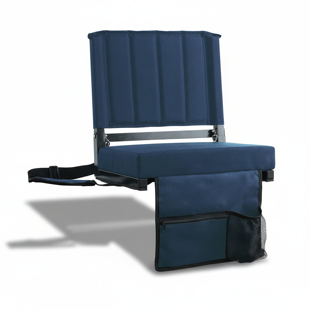 Stadium Seat Padded Folding Bleacher Chair Backrest
