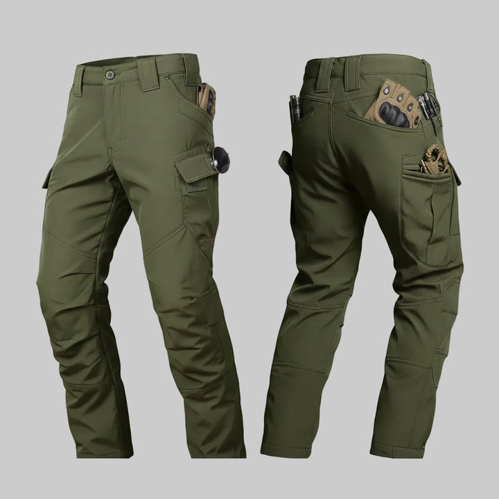 Tactical Pants Fleece Lined Cargo Pocket Casual Outdoor Pants
