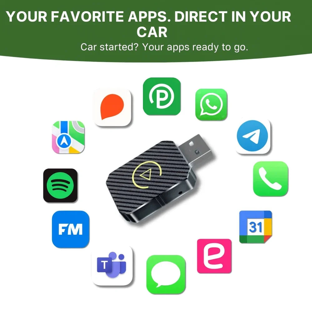 Car Adapter Wireless USB Smartphone Integration Vehicle Module