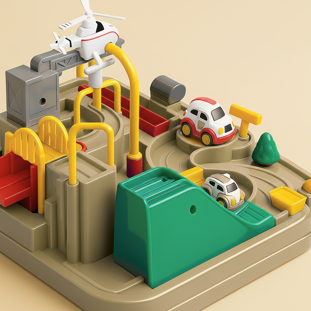 Car Track Toy City Adventure Puzzle Game