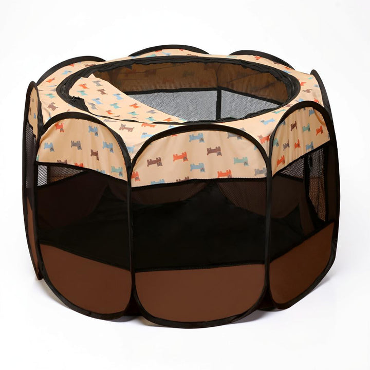 Cat Playpen Foldable Mesh Portable Pet Tent