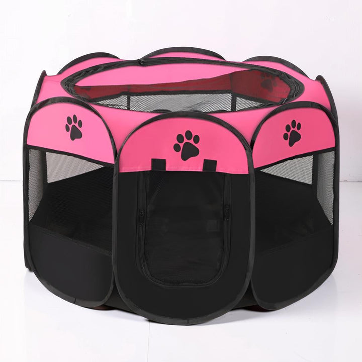 Cat Playpen Foldable Mesh Portable Pet Tent