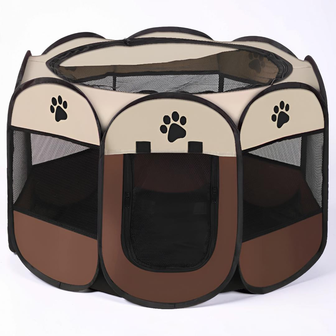Cat Playpen Foldable Mesh Portable Pet Tent