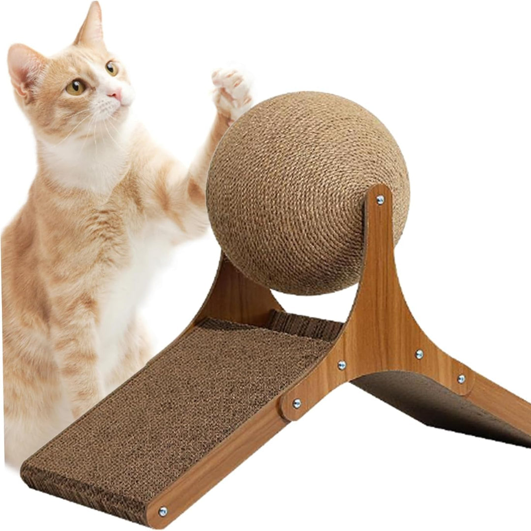Cat Scratcher Ball Interactive Climbing Toy