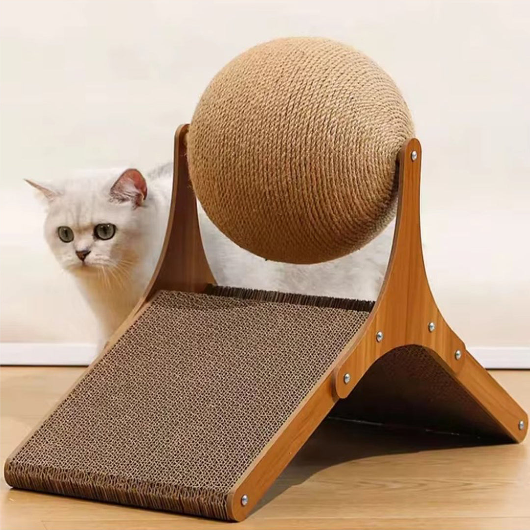 Cat Scratcher Ball Interactive Climbing Toy