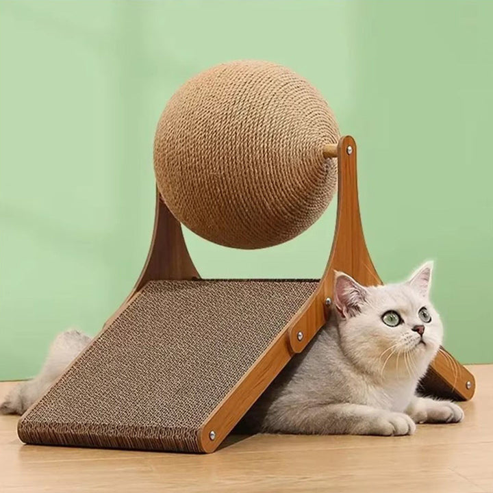 Cat Scratcher Ball Interactive Climbing Toy